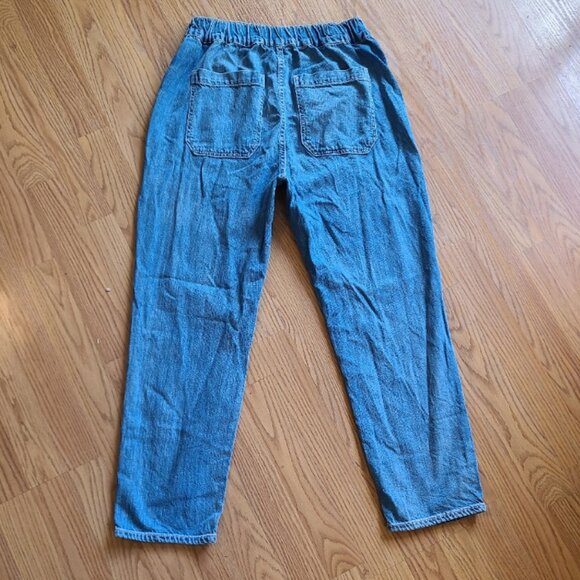 VERONICA BEARD ARYA STRAIGHT HIGH RISE CROP CARGO PANTS UTILITY ELASTIC WAIST 29 - Picture 4 of 8